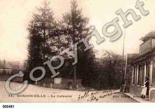 Ville de HONDOUVILLE, carte postale ancienne