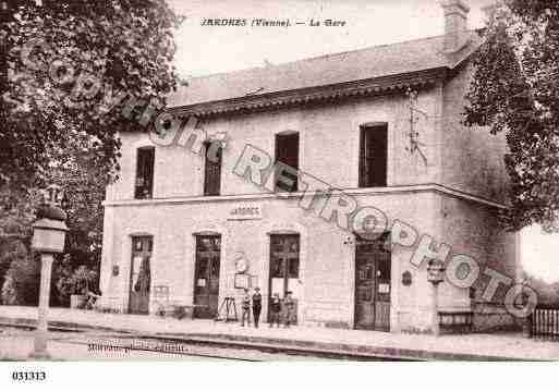 Ville de JARDRES, carte postale ancienne