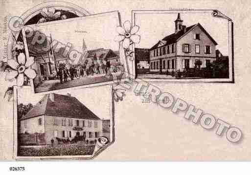 Ville de KEMBS, carte postale ancienne