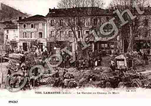 Ville de LAMASTRE, carte postale ancienne