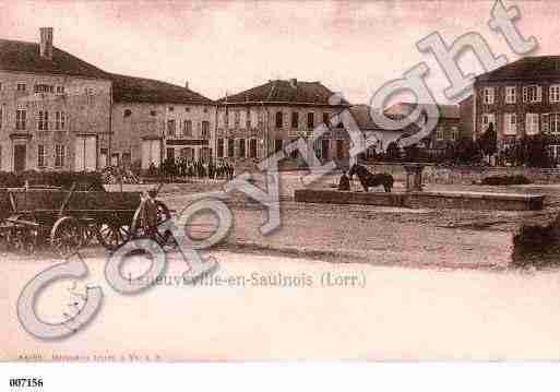 Ville de LANEUVEVILLEENSAULNOIS, carte postale ancienne