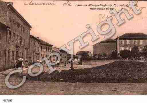 Ville de LANEUVEVILLEENSAULNOIS, carte postale ancienne