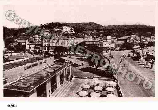 Ville de LAVANDOU(LE), carte postale ancienne