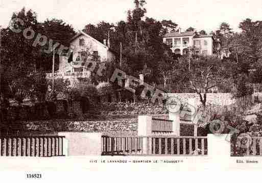 Ville de LAVANDOU(LE), carte postale ancienne