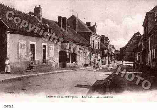 Ville de LAVAU, carte postale ancienne