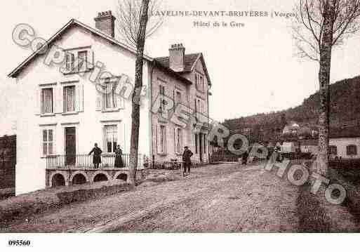 Ville de LAVELINEDEVANTBRUYERES, carte postale ancienne