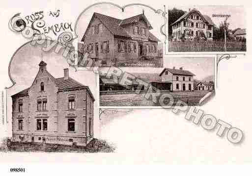 Ville de LEMBACH, carte postale ancienne