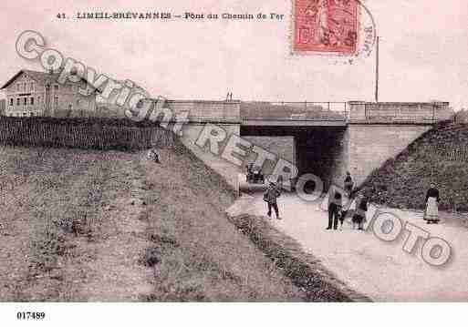 Ville de LIMEILBREVANNES, carte postale ancienne