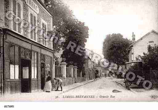 Ville de LIMEILBREVANNES, carte postale ancienne