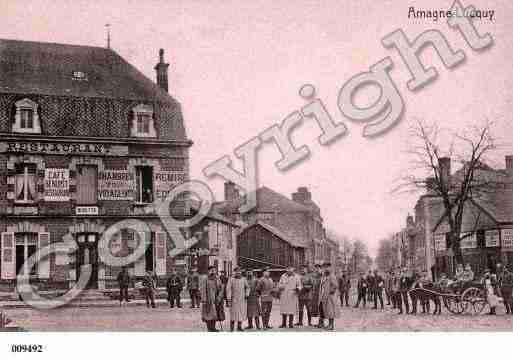 Ville de LUCQUY, carte postale ancienne