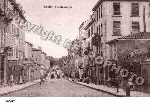 Ville de MACON, carte postale ancienne Ville de MACON, carte postale ancienne