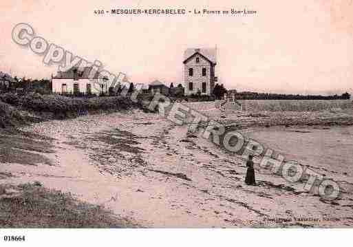 Ville de MESQUER, carte postale ancienne