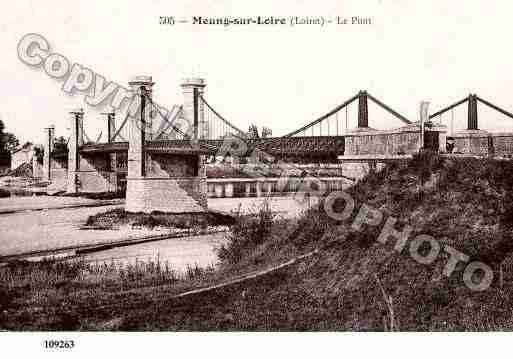 Ville de MEUNGSURLOIRE, carte postale ancienne