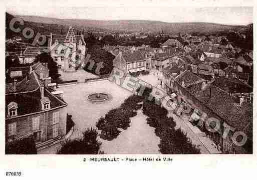 Ville de MEURSAULT, carte postale ancienne