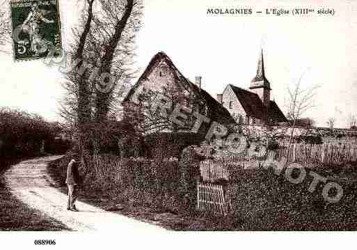 Ville de MOLAGNIES, carte postale ancienne Ville de MOLAGNIES, carte postale ancienne