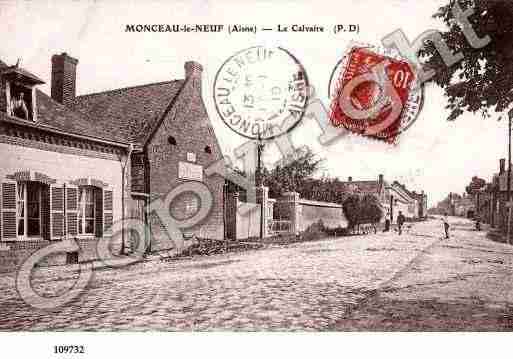 Ville de MONCEAULENEUF, carte postale ancienne