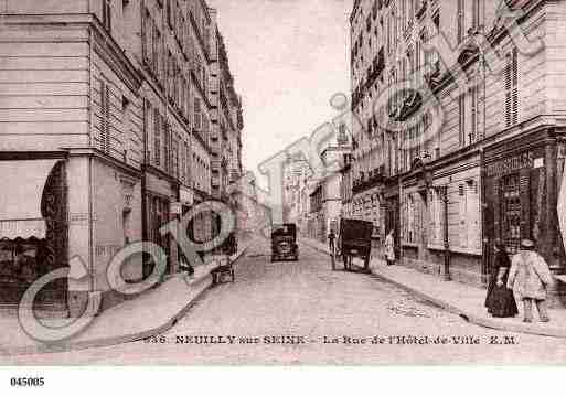 Ville de NEUILLYSURSEINE, carte postale ancienne