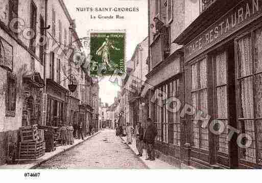 Ville de NUITSSAINTGEORGES, carte postale ancienne