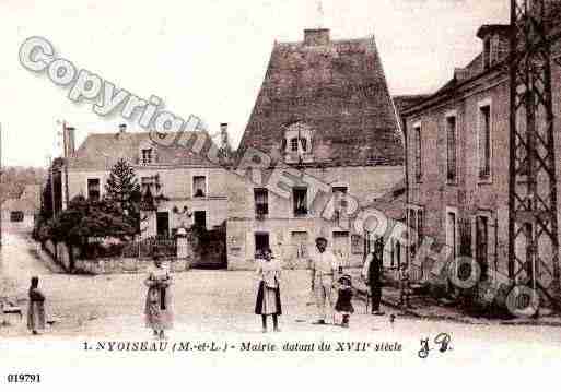 Ville de NYOISEAU, carte postale ancienne