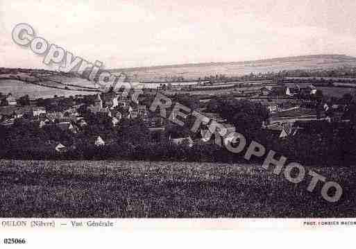 Ville de OULON, carte postale ancienne