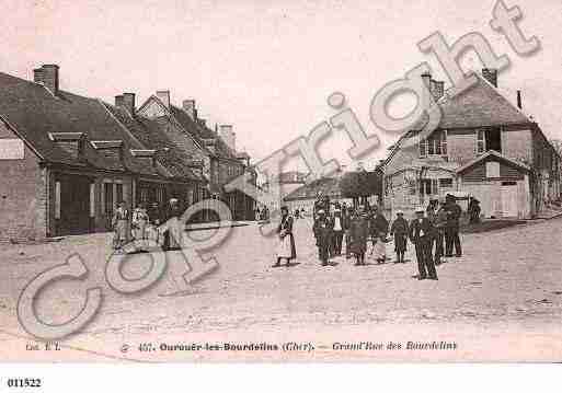 Ville de OUROUERLESBOURDELINS, carte postale ancienne