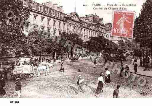 Ville de PARIS3, carte postale ancienne