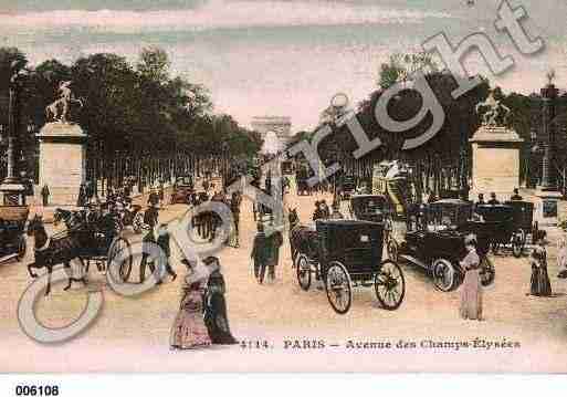 Ville de PARIS8, carte postale ancienne