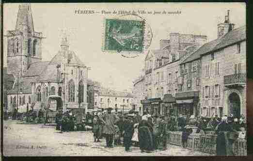 Ville de PERIERS, carte postale ancienne