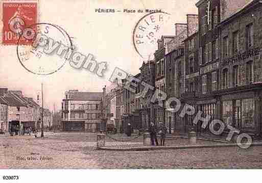 Ville de PERIERS, carte postale ancienne