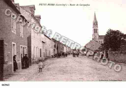 Ville de PETITMARS, carte postale ancienne