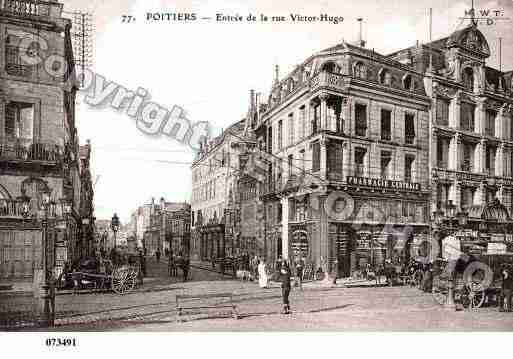 Ville de POITIERS, carte postale ancienne