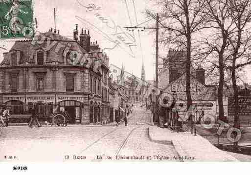 Ville de REIMS, carte postale ancienne