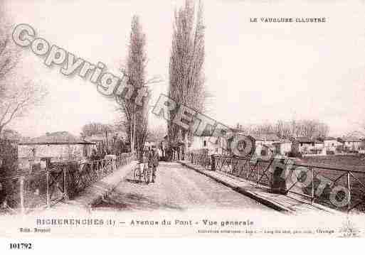 Ville de RICHERENCHES, carte postale ancienne