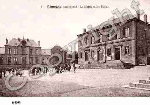 Ville de RIMOGNE, carte postale ancienne