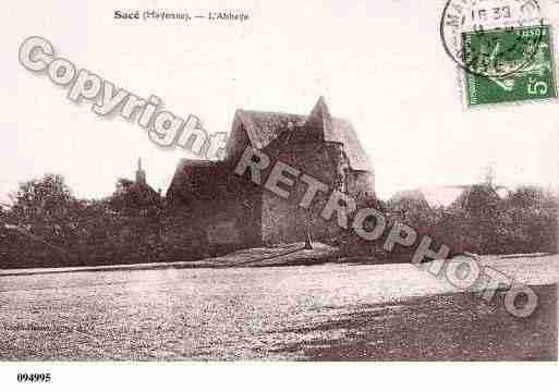 Ville de SACE, carte postale ancienne