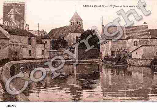 Ville de SACLAY, carte postale ancienne