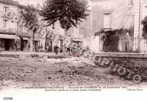 Ville de SAINTANDREDESANGONIS, carte postale ancienne