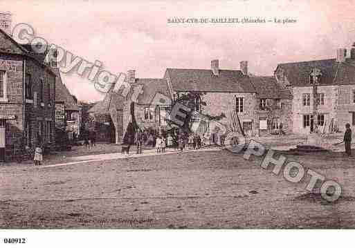 Ville de SAINTCYRDUBAILLEUL, carte postale ancienne