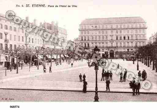 Ville de SAINTETIENNE, carte postale ancienne