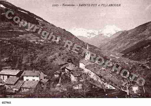 Ville de SAINTEFOYTARENTAISE, carte postale ancienne