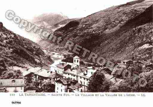 Ville de SAINTEFOYTARENTAISE, carte postale ancienne