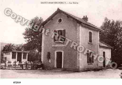 Ville de SORCYSAINTMARTIN, carte postale ancienne