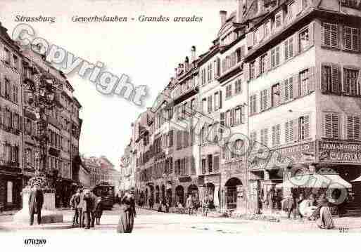 Ville de STRASBOURG, carte postale ancienne