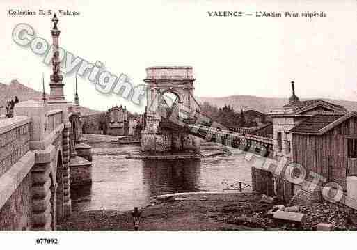 Ville de VALENCE, carte postale ancienne