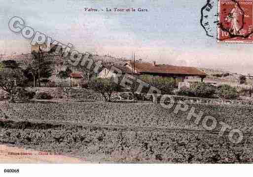 Ville de VALROS, carte postale ancienne