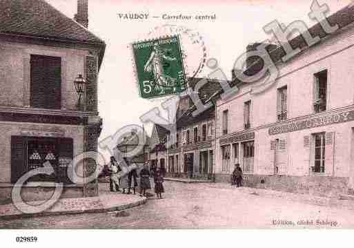 Ville de VAUDOYENBRIE, carte postale ancienne