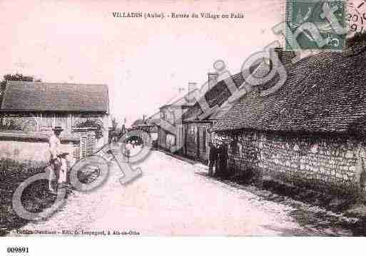 Ville de VILLADIN, carte postale ancienne