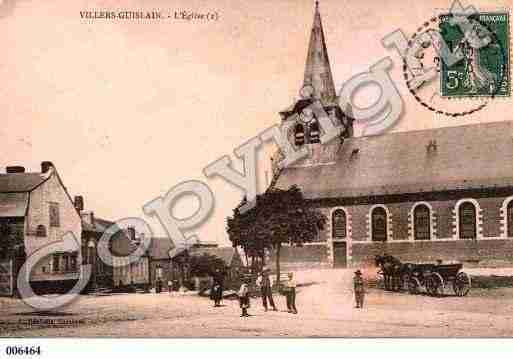 Ville de VILLERSGUISLAIN, carte postale ancienne