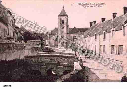 Ville de VILLIERSSURMORIN, carte postale ancienne