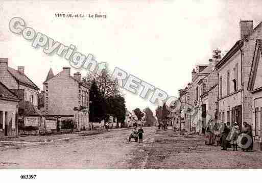 Ville de VIVY, carte postale ancienne